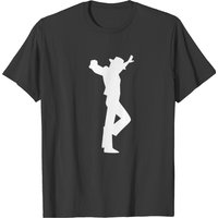 T-shirt Blanc Danseur Flamenco pour Hommes — T-shirts pour hommes
