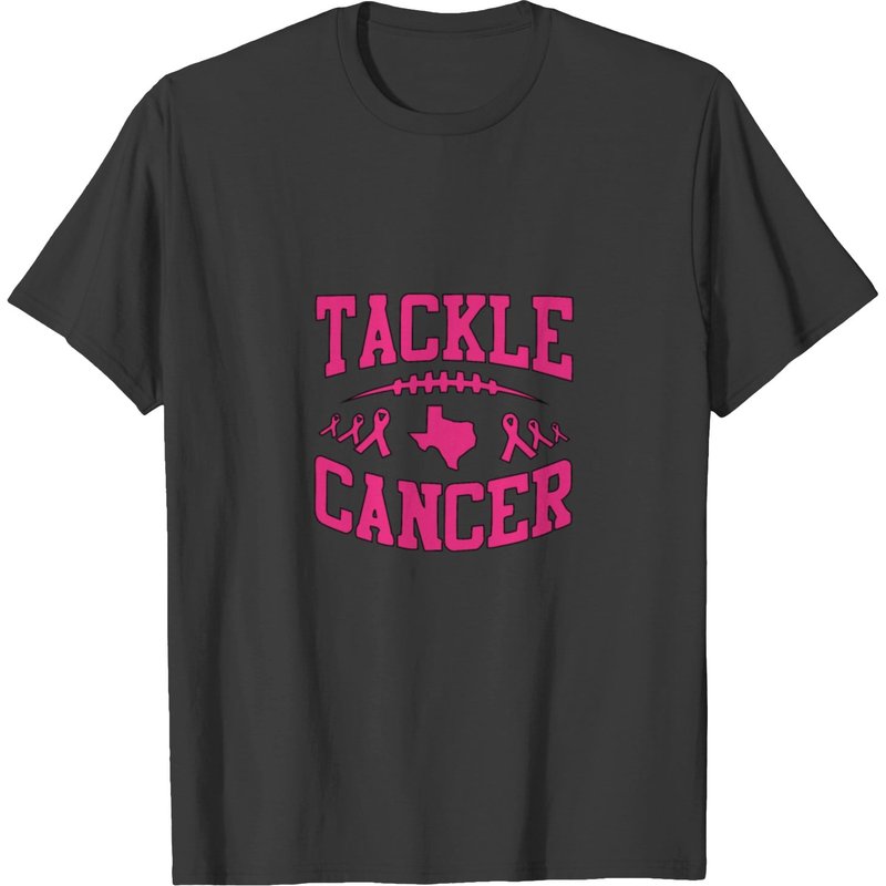 T-shirt Texas Tackle Cancer pour hommes