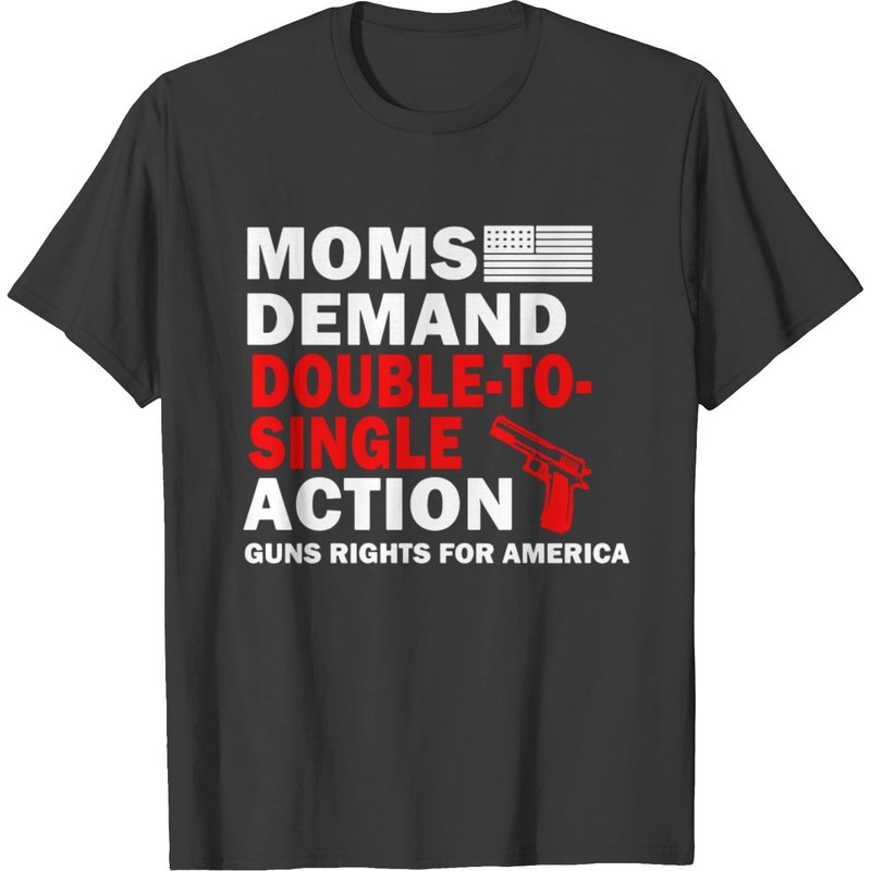 T-shirt Moms Demand Double à Action Simple pour Hommes
