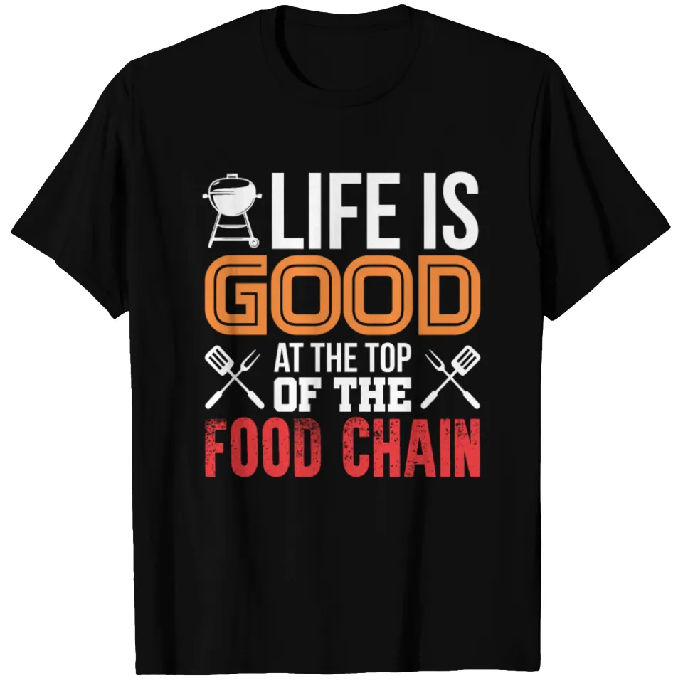 T-shirt At The Top Of The Food Chain pour hommes — T-shirts pour hommes