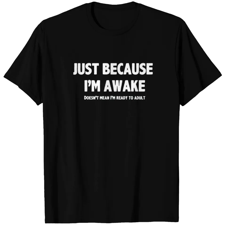 Awake T-shirt for Men in Black — Mens T Shirts