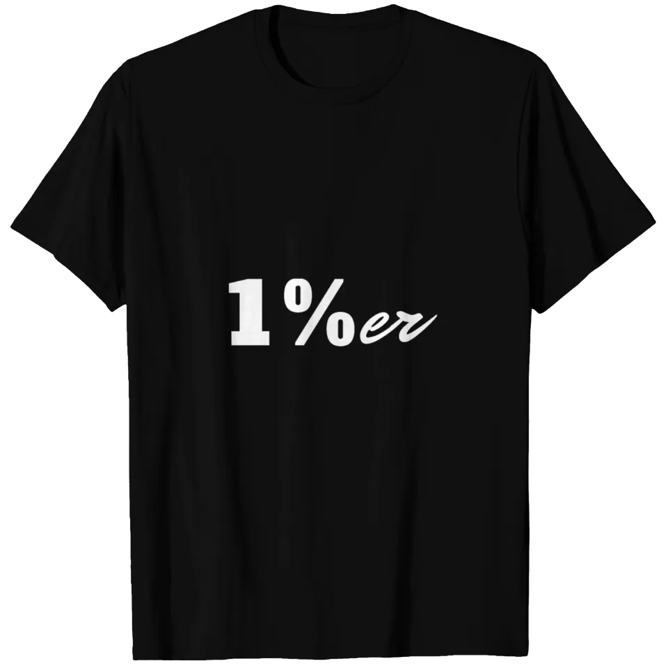 T-Shirt 1%er pour hommes en noir — T-shirts pour hommes