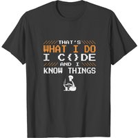 I Code - T-Shirt de Programmation pour Hommes