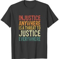 T-shirt Injustice Anywhere Justice Everywhere pour hommes