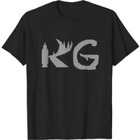Kendall Gray Men's T-Shirt in Black — Mens T Shirts