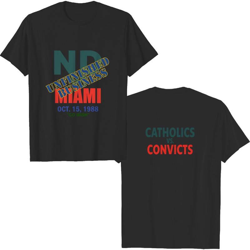 Catholics Vs Convicts Reproduction Shirt for Men — Mens T Shirts