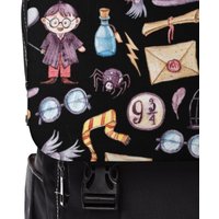 Sac à langer Wizard School noir unisexe sac à bandoulière décontracté — Sacs à dos décontractés