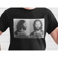 Jim Morrison Mugshot Shirt for Men — Mens T Shirts