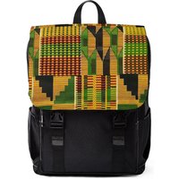 Sac à dos unisexe en tissu Kente — Sacs à dos décontractés