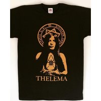 Leila Waddell Aleister Crowley Thelema T-Shirt for Men — Mens T Shirts