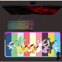 Pokemon LED Mouse Mat, Eevee Evolution RGB Desk Pad