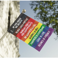 In This House We Believe Double-sided Pride and Diversity Flag