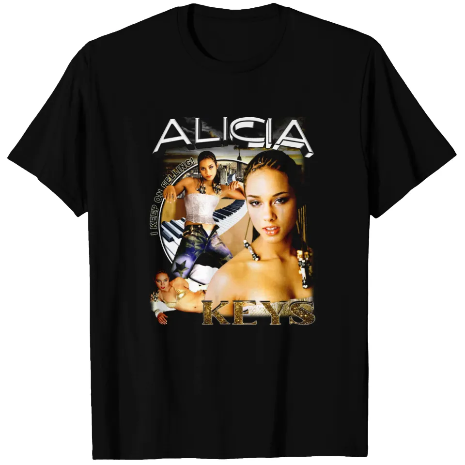Alicia Keys Vintage Wash T-Shirt for Men