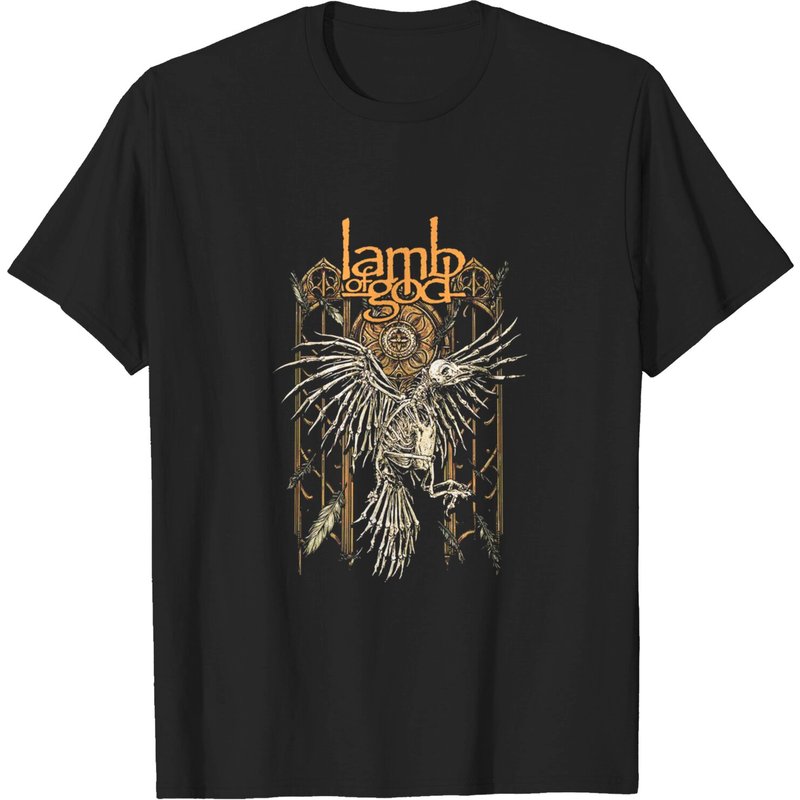 T-shirt pour hommes Lamb Of God en noir — T-shirts pour hommes