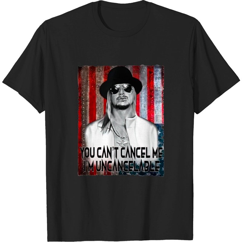 T-shirt pour hommes Kid Rock You Can't Cancel Me en noir — T-shirts pour hommes