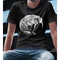 Elvis and Nixon Men's Black T-Shirt