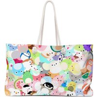 Squishmallow Beach Weekender Tote Bag