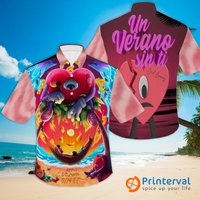 Chemise Hawaii Un Verano Sin Ti Bad Bunny pour Unisexe — Chemises décontractées pour hommes