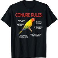 Conure Owner Bird Sun Conure Parrot T-Shirt for Men