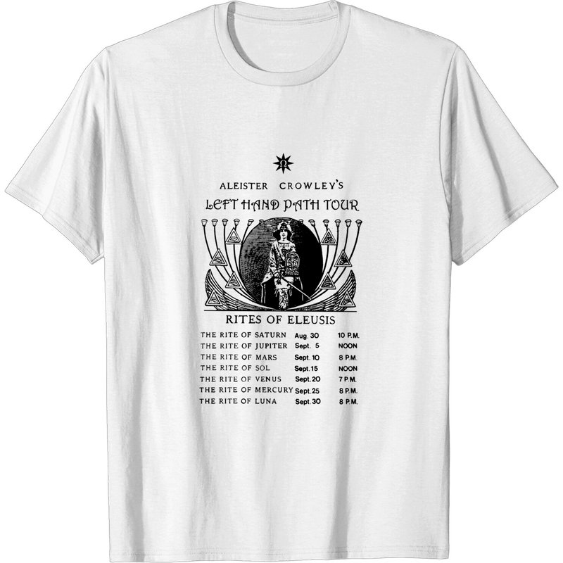 Rites Of Eleusis Aleister Crowley Thelema Magick T-Shirt for Men