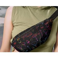 Neon Mushroom Fanny Pack