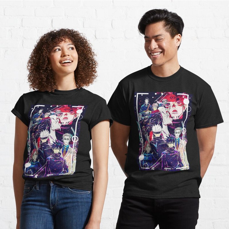 T-shirt classique Jujutsu No Kaisen pour hommes — T-shirts pour hommes