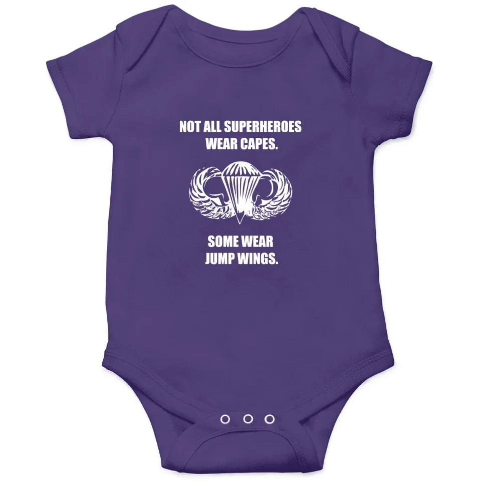 Airborne Jump Wings Baby Onesies — Baby Onesies