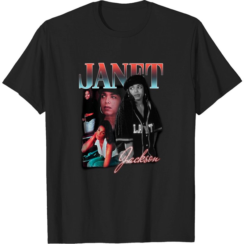Janet Jackson Vintage Style Graphic Tee for Men — Mens T Shirts