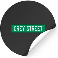 Grey Street - Dave Matthews Street Sign Stickers — Stickers & Decals