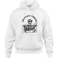 Solidarity Forever IWW Labor Union Hoodie in Military Green