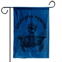 Solidarity Forever Garden Flags - IWW Labor Union Design