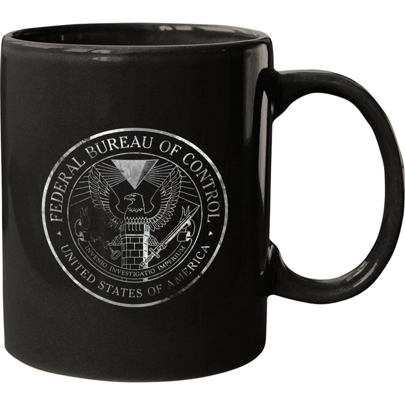 Tasse blanche du Bureau fédéral de contrôle - Contrôle — Tasses et gobelets