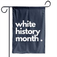 Drapeaux de jardin pour le Mois de l'Histoire Blanche — Drapeaux décoratifs
