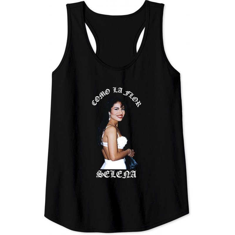 Como La Flor Selena Quintanilla Men's Vintage Tank Top — Mens T Shirts