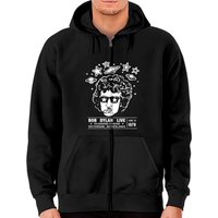 Bob Dylan - Live 1978 - Hoodie Zippé Unisexe — Sweats à capuche pour hommes