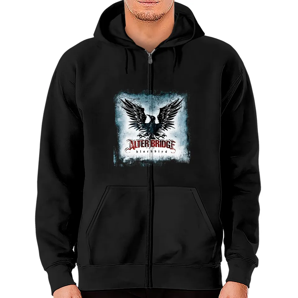 Hoodie zippé Alter Bridge Band Rock pour unisexe — Sweats à capuche pour hommes