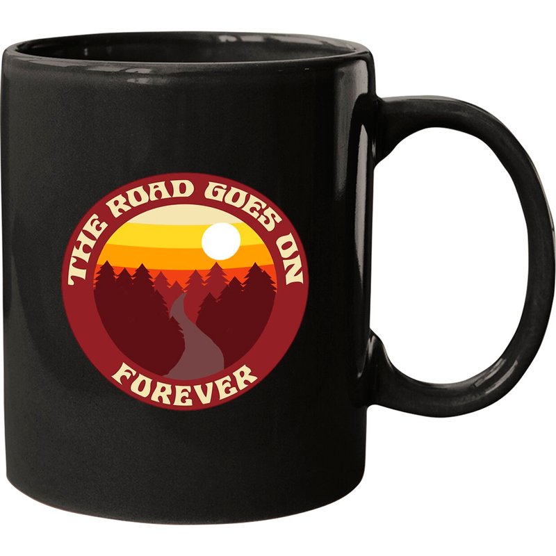 The Road Goes On Forever Classic Mugs — Mugs & Tumblers