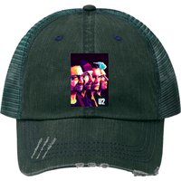 Chapeaux Trucker Art U2 Bono et Ami