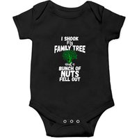 Body de Famille Amusant J'ai Secoué Mon Arbre Familial Et Une Troupe De Noix Est Tombée