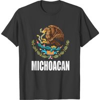 T-shirt État du Michoacan, Mexique pour hommes - Noir — T-shirts pour hommes