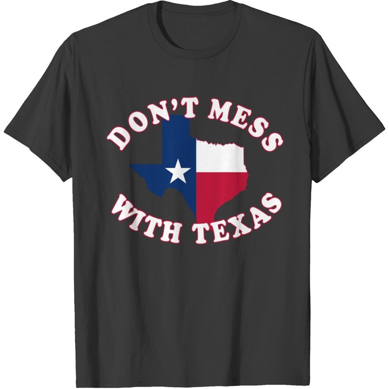 Texas State Outline and Flag Men's T-Shirt — Mens T Shirts