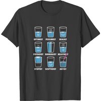Optimist Pessimist Realist Artist or Psychologist T-shirt for Men