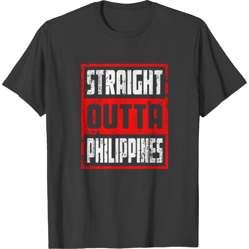 T-shirt Straight Outta Philippines pour hommes — T-shirts pour hommes