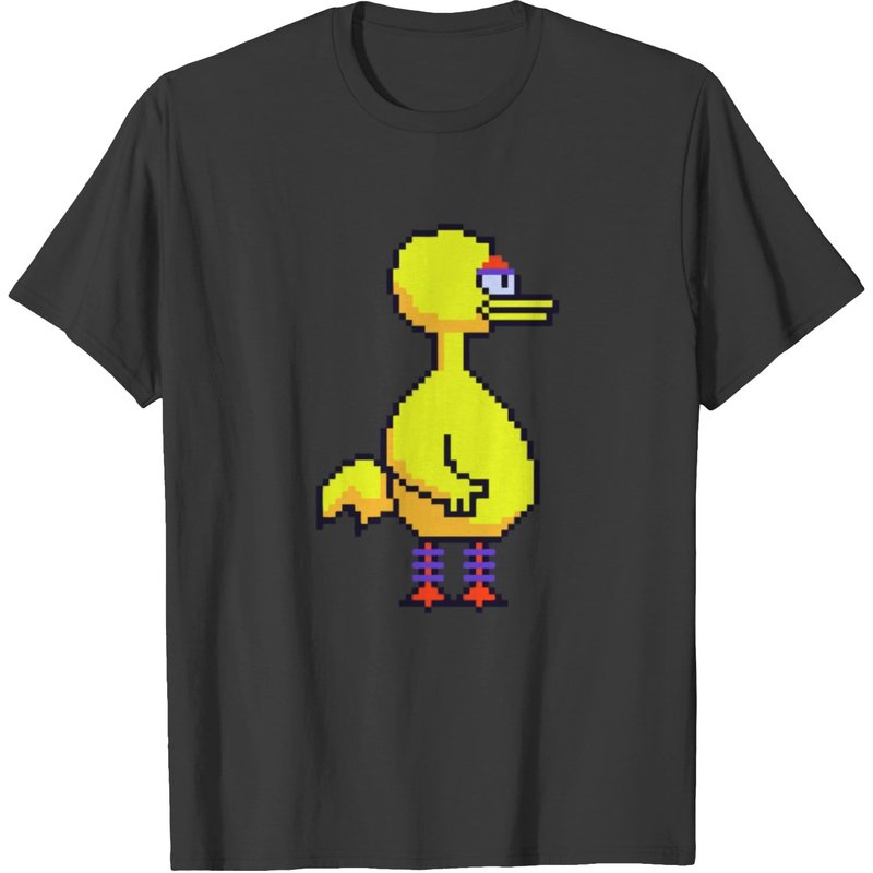 T-shirt Big Flappy Bird pour hommes en noir
