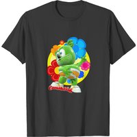 T-shirt Gummibär Flowers pour hommes en noir