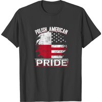 T-shirt Fierté Polono-Américaine pour Hommes — T-shirts pour hommes