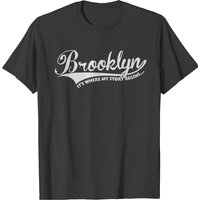 T-shirt pour hommes Brooklyn - C'est là que mon histoire commence — T-shirts pour hommes