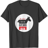 T-shirt sombre Re-elect Clay Davis pour hommes — T-shirts pour hommes