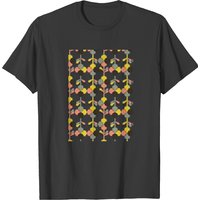 T-shirt graphique moderne du milieu du siècle pour hommes