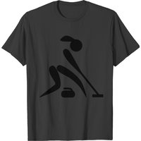 Men's Curling T-Shirt in Black — Mens T Shirts